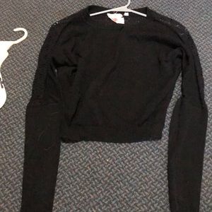 Long sleeve black top